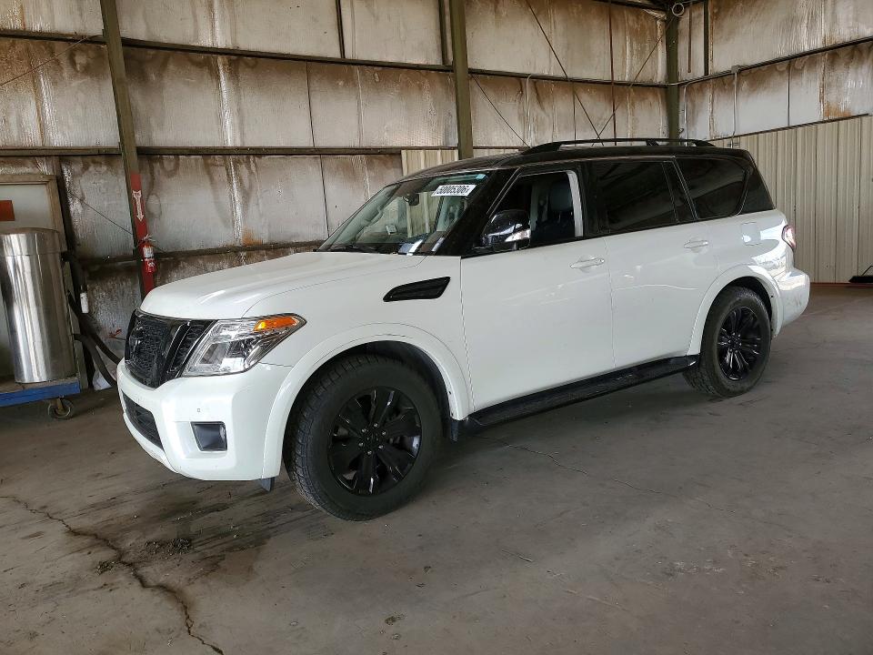 2018 Nissan Armada VIN JN8AY2ND2J9056964 COPART salvage auction — REAR END, Az - Certificate Of Title, sold $6,900 on 2026-07-08 (photo 1)