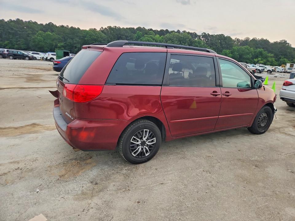 2008 Toyota Sienna VIN 5TDZK23CX8S206437 COPART salvage auction — FRONT END, Ms - Cert Of Title-Salvaged, sold $500 on 2026-07-03 (photo 3)