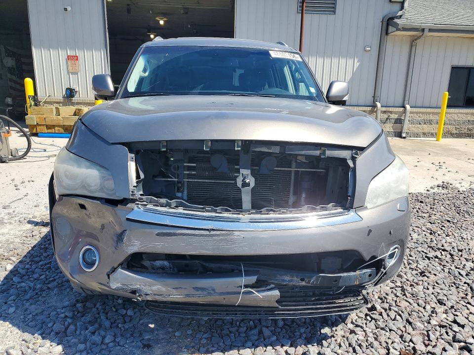 2013 Infiniti Qx56 VIN JN8AZ2NEXD9042496 COPART salvage auction — FRONT END, Mo - Salvage Certificate Of Title, sold $1,300 on 2026-07-28 (photo 5)