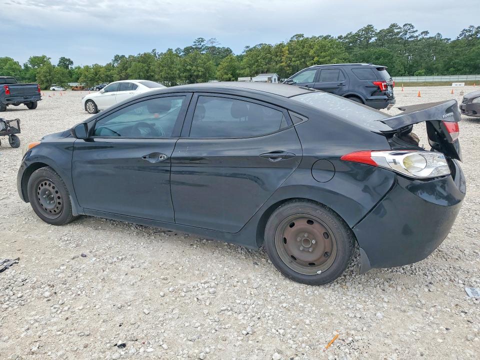 2013 Hyundai Elantra VIN KMHDH4AE5DU523844 COPART salvage auction — REAR END, La - Cert Of Title-Salvage, sold $625 on 2026-07-14 (photo 2)