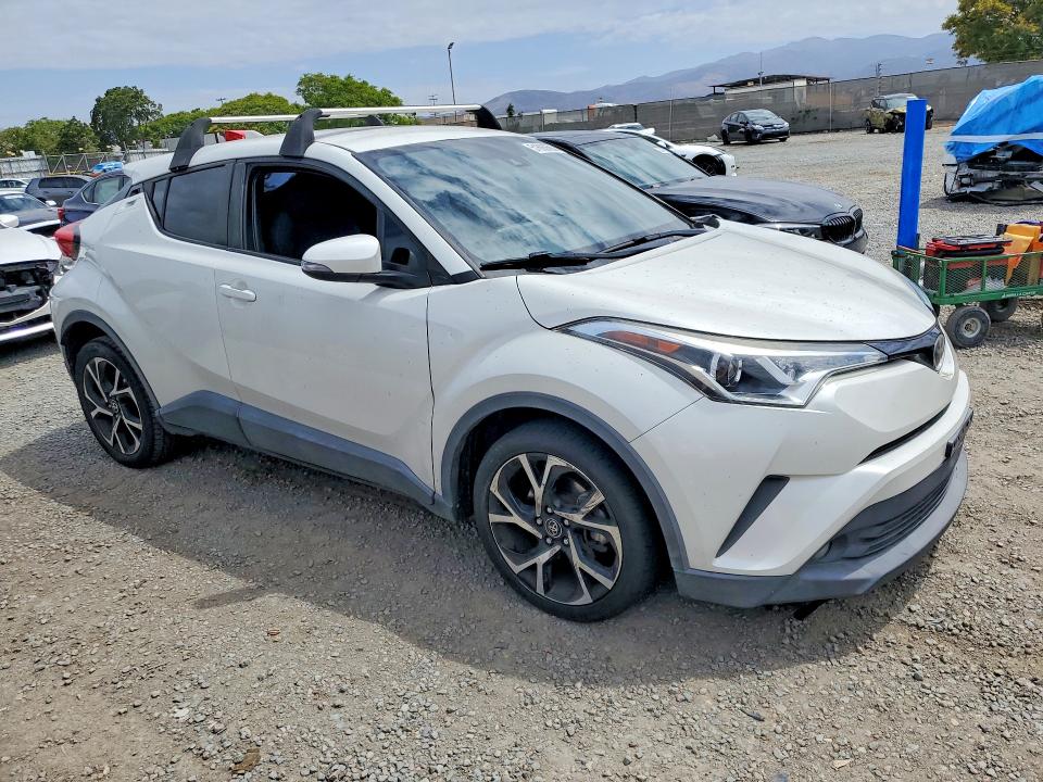 2018 Toyota C-hr VIN NMTKHMBX6JR054774 COPART salvage auction — FRONT END, CA - SALVAGE CERTIFICATE, sold $200 on 2026-07-31 (photo 4)