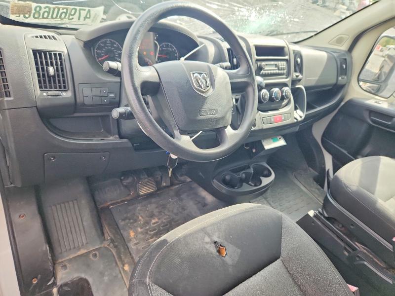 2014 Ram Promaster 3500 VIN 3C6URVJG3EE110384 COPART salvage auction — FRONT END, Tn - Salvage Certificate, sold $1,250 on 2026-07-08 (photo 8)