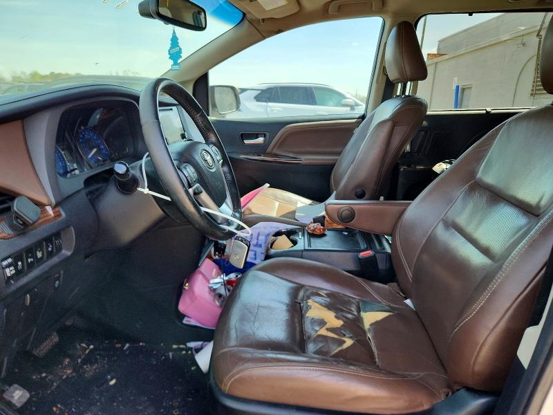 2015 Toyota Sienna VIN 5TDDK3DC9FS117986 COPART salvage auction — FRONT END, Sc - Cert Of Title-Salvage, sold $425 on 2026-07-29 (photo 7)