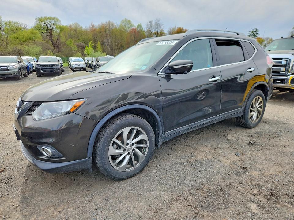 2015 Nissan Rogue VIN 5N1AT2MV7FC773435 COPART salvage auction — SIDE, Wv - Certificate Of Title, sold $2,500 on 2026-07-27 (photo 1)