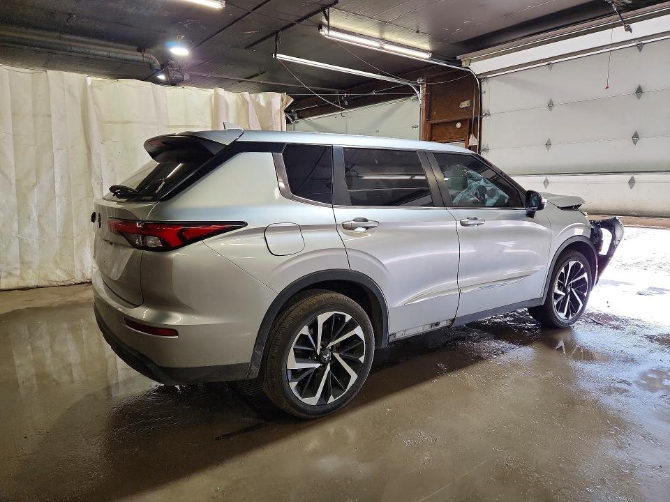 2022 Mitsubishi Outlander VIN JA4J4TA80NZ044544 COPART salvage auction — FRONT END, Pa - Certificate Of Salvage, sold $4,000 on 2026-07-09 (photo 3)