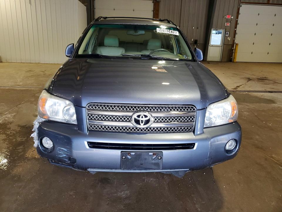 2006 Toyota Highlander hybrid VIN JTEEW21A460020621 COPART salvage auction — FRONT END, PA - CERT OF TITLE, sold $400 on 2026-07-09 (photo 5)