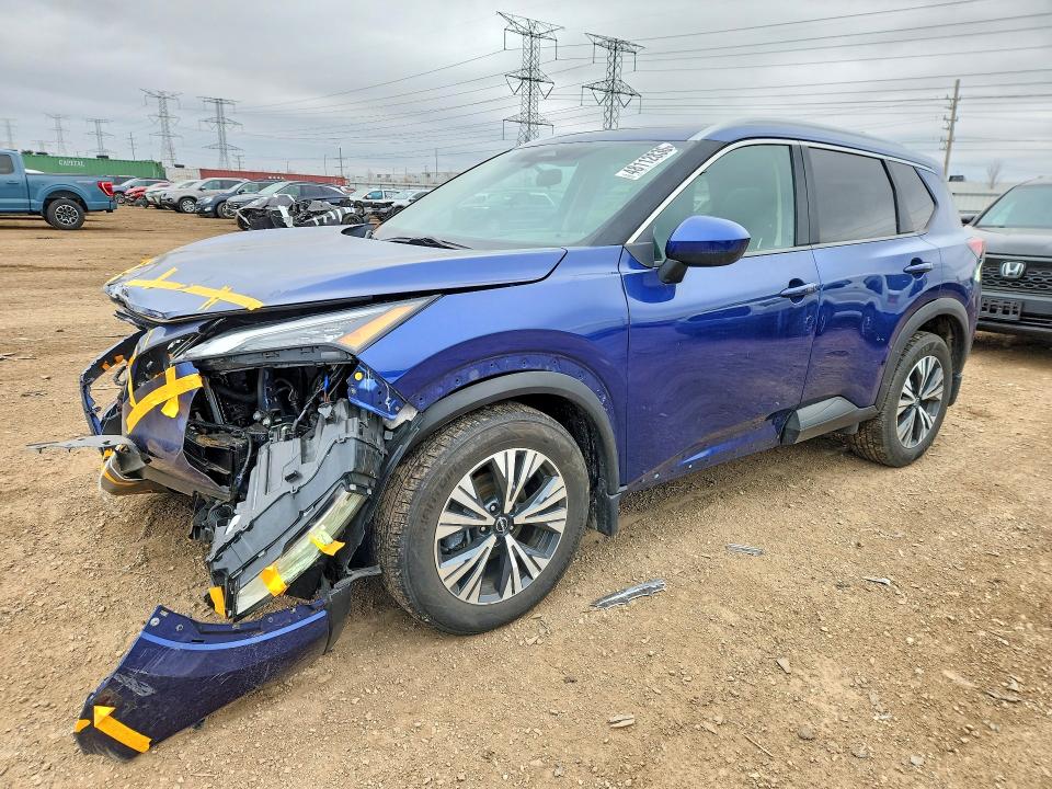 2023 Nissan Rogue VIN 5N1BT3BB1PC939789 COPART salvage auction — FRONT END, Il - Salvage Certificate, sold $5,300 on 2026-07-09 (photo 1)