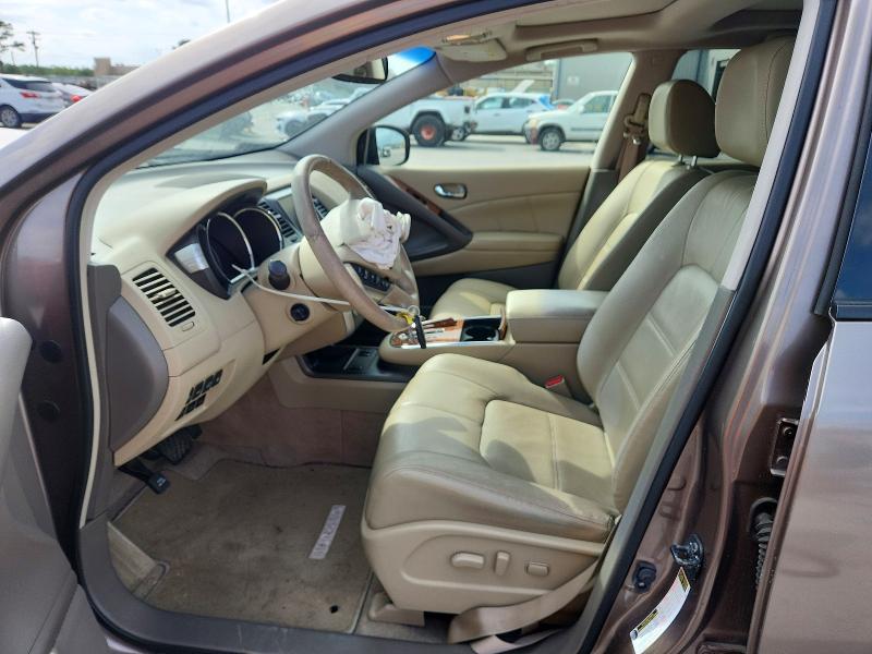 2014 Nissan Murano VIN JN8AZ1MU8EW417761 COPART salvage auction — FRONT END, La - Cert Of Title-Salvage, sold $450 on 2026-07-29 (photo 7)