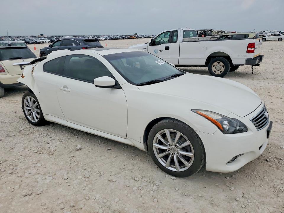 2013 Infiniti G37 VIN JN1CV6EK2DM920242 COPART salvage auction — REAR END, Tx - Salvage Vehicle Title, sold $650 on 2026-07-09 (photo 4)
