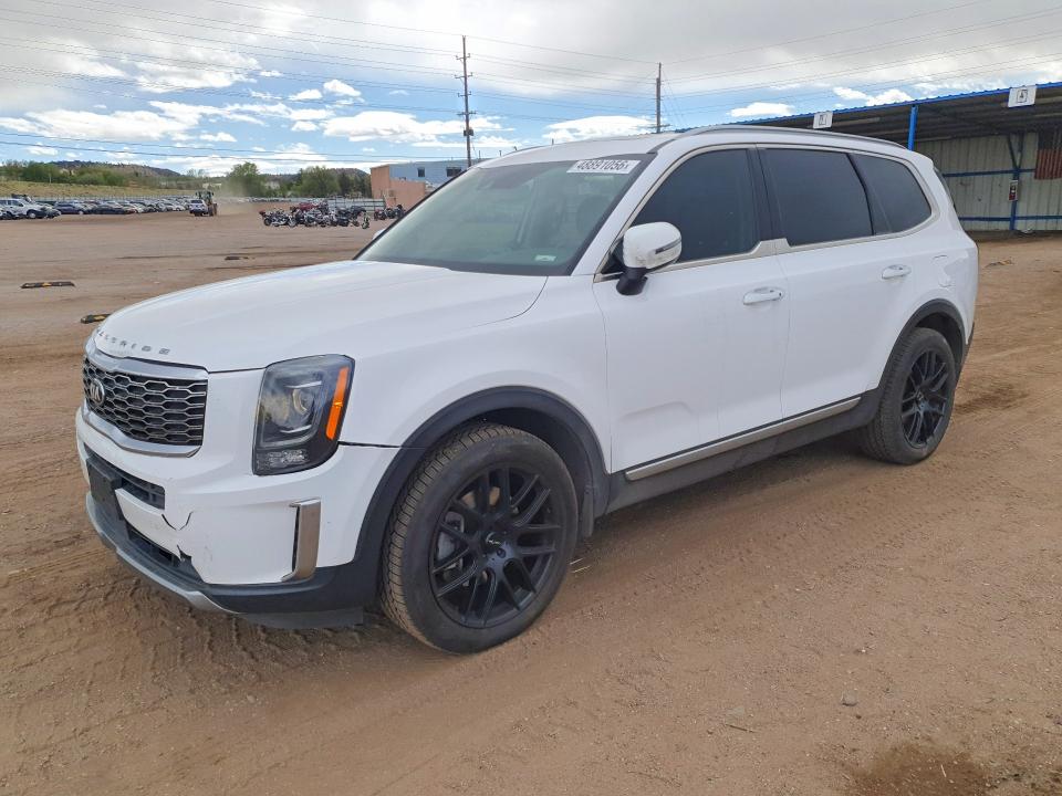 2021 Kia Telluride VIN 5XYP6DHC4MG122959 COPART salvage auction — HAIL, Co - Salvage Title, sold $275 on 2026-07-29 (photo 1)