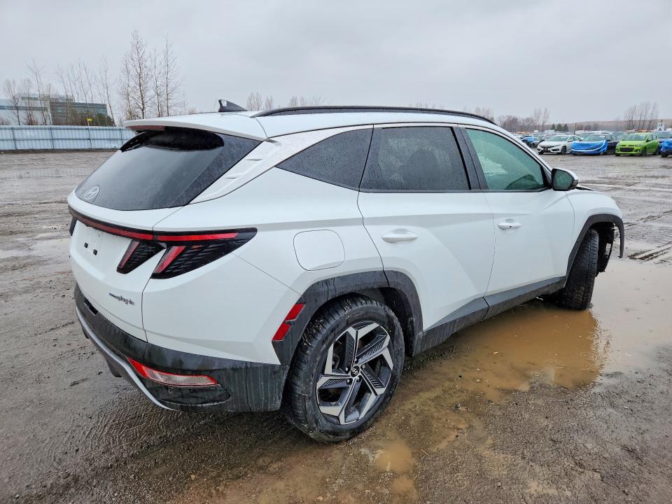 2024 Hyundai Tucson VIN KM8JDDD26RU162194 COPART salvage auction — BURN, ON - PERMIT IRREPAIRABLE, sold $3,450 on 2026-07-28 (photo 3)
