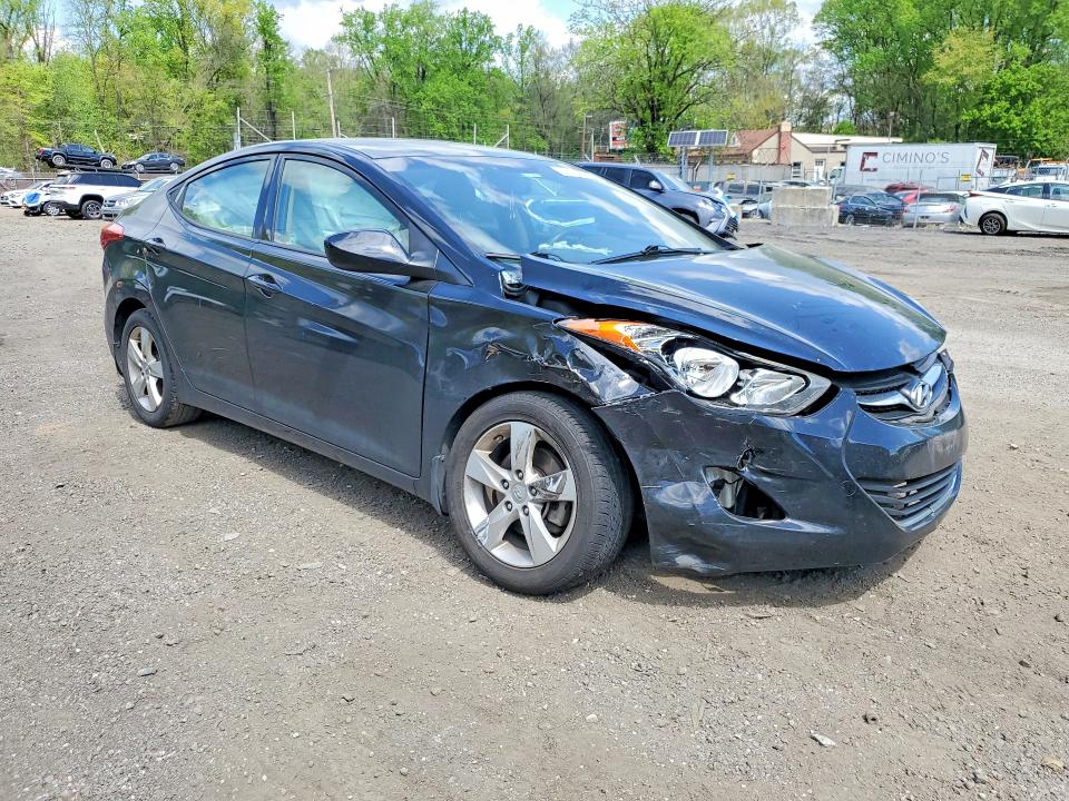 2013 Hyundai VIN KMHDH4AE3DU753432 COPART salvage auction — FRONT END, Md - Cert Of Salvage > 75% Damage, sold $550 on 2026-07-28 (photo 4)