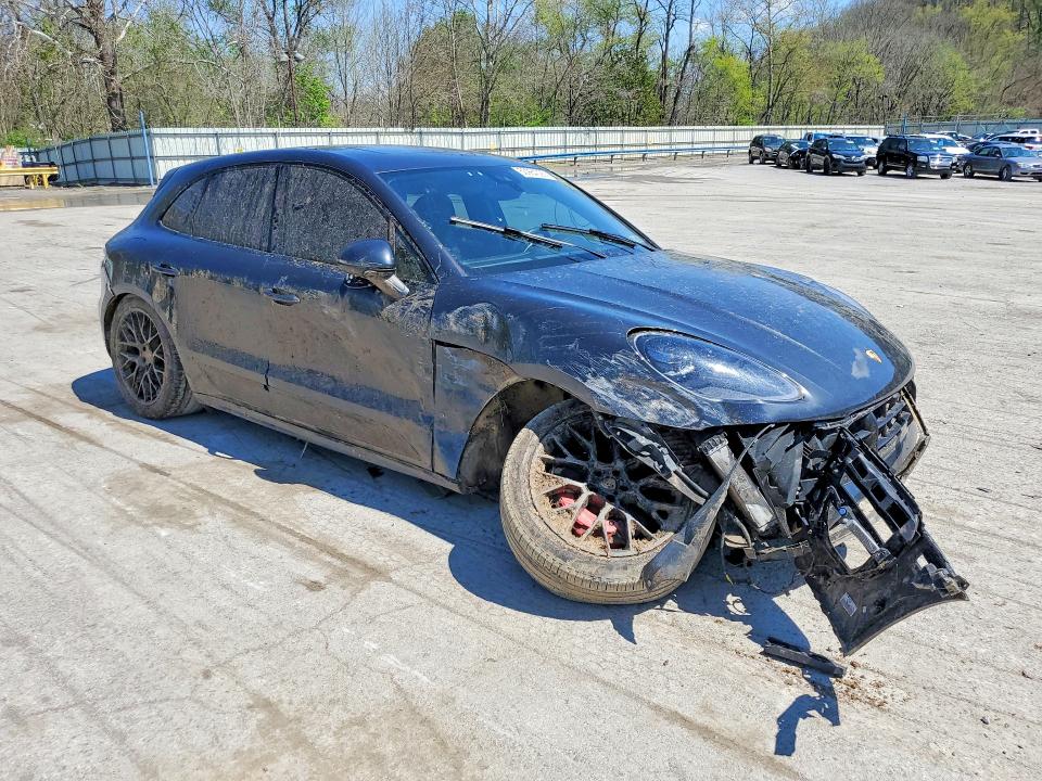 2021 Porsche Macan VIN WP1AG2A54MLB51965 COPART salvage auction — FRONT END, Oh - Cert Of Title-Salvage, sold $14,500 on 2026-07-09 (photo 4)