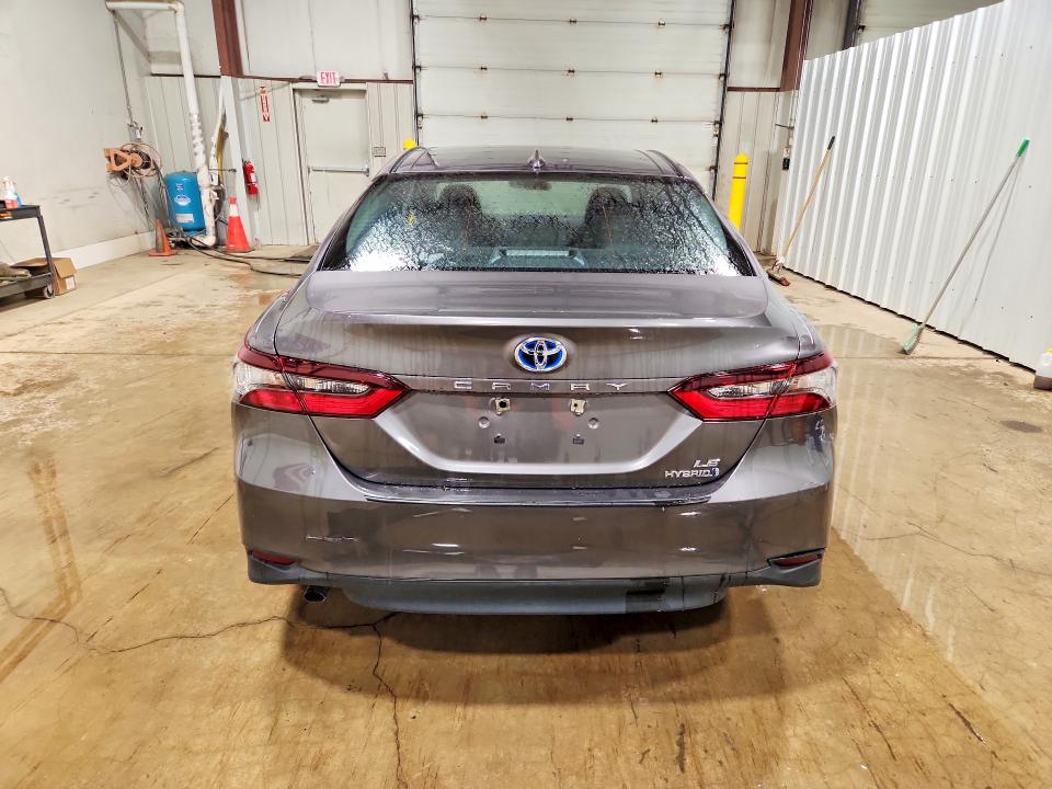 2023 Toyota Camry hybrid VIN 4T1C31AK1PU054464 COPART salvage auction — FRONT END, In - Certificate Of Title, sold $8,100 on 2026-07-21 (photo 6)