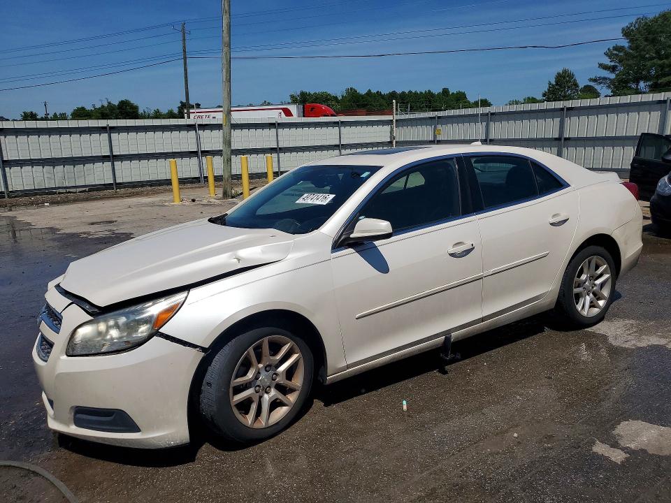 2013 Chevrolet Malibu VIN 1G11D5SR8DF162990 COPART salvage auction — FRONT END, AL - CERT OF TITLE-SALVAGE TITLE, sold $750 on 2026-07-09 (photo 1)