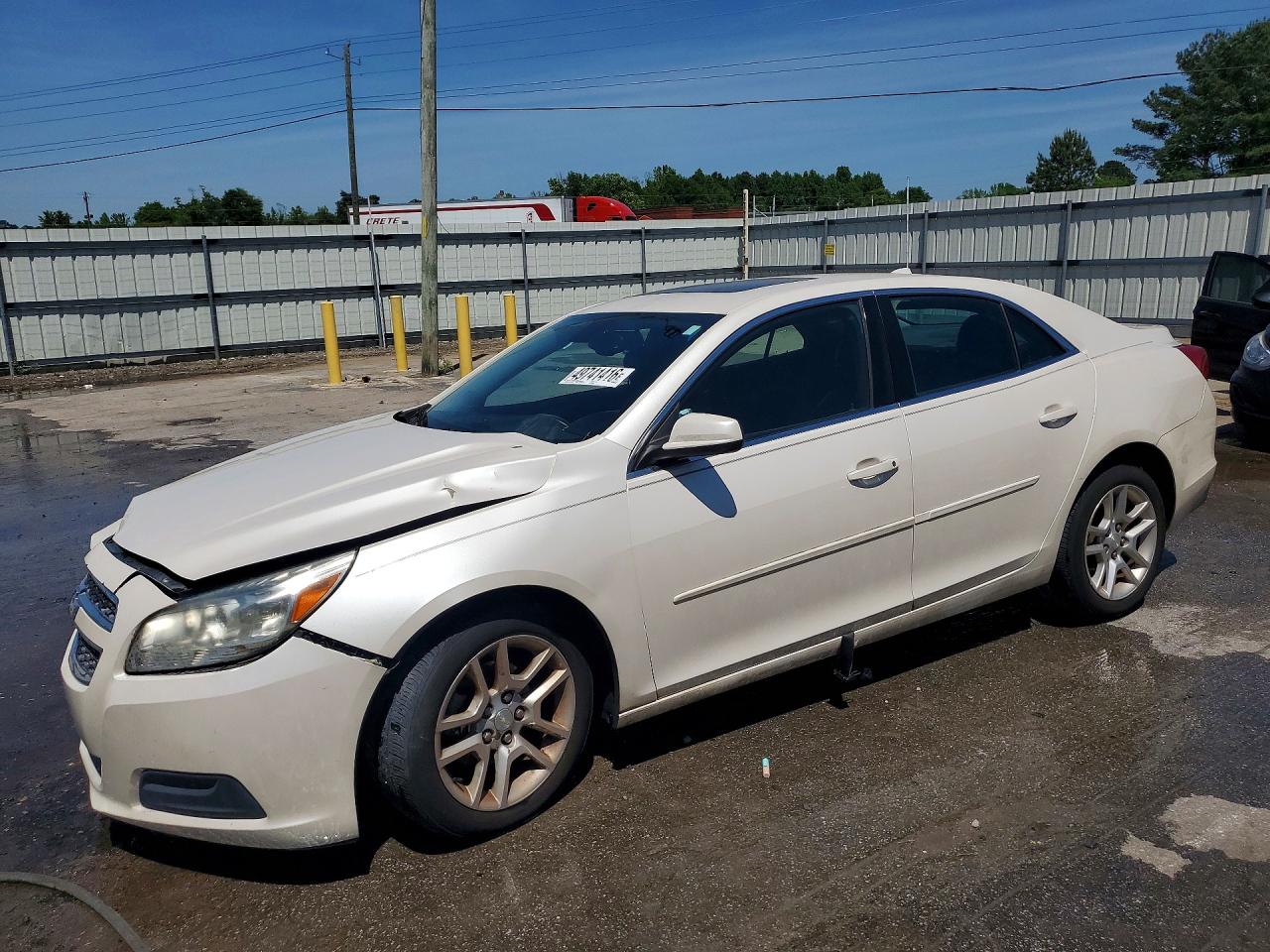 2013 Chevrolet Malibu VIN 1G11D5SR8DF162990 COPART salvage auction — Front End, AL - CERT OF TITLE-SALVAGE TITLE, sold $750 on 2026-06-25 (photo 1)