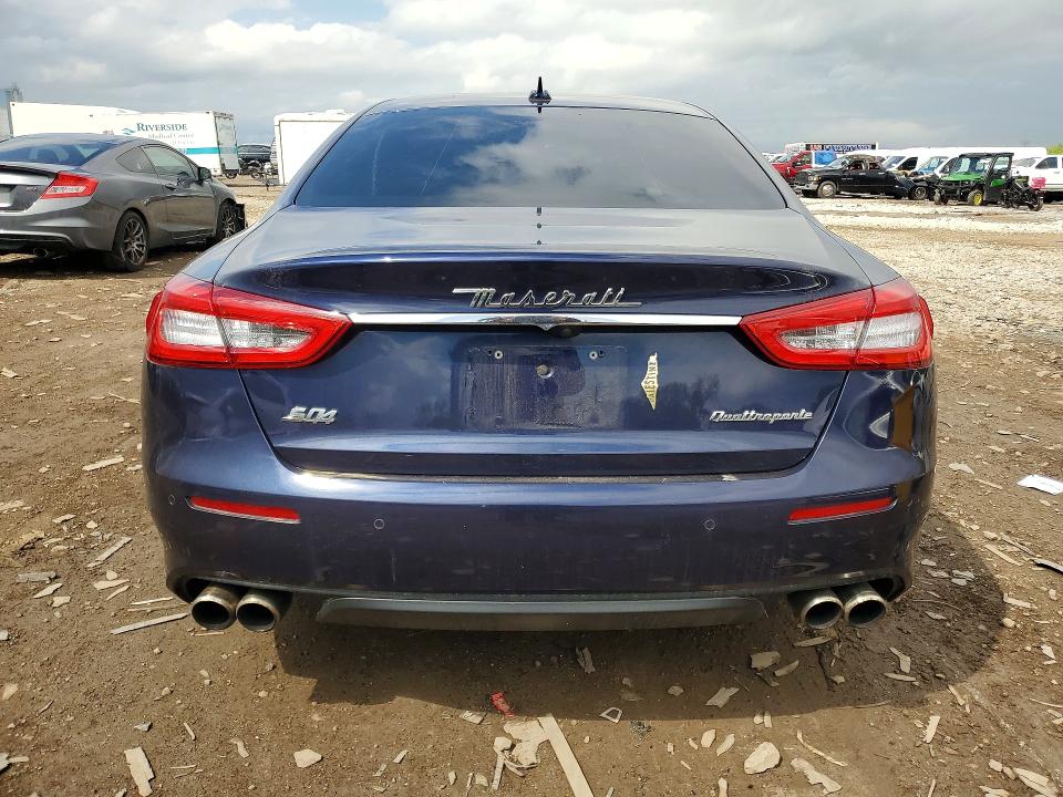 2018 Maserati Quattroporte VIN ZAM56YRA8J1287626 COPART salvage auction — FRONT END, Il - Salvage Certificate, sold $3,750 on 2026-07-08 (photo 6)