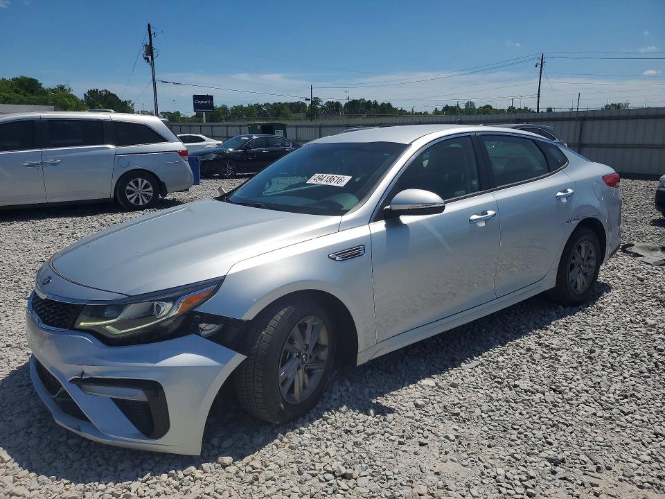 2019 Kia Optima VIN 5XXGT4L35KG345156 COPART salvage auction — FRONT END, Id - Salvage Certificate Of Title, sold $1,700 on 2026-07-14 (photo 1)