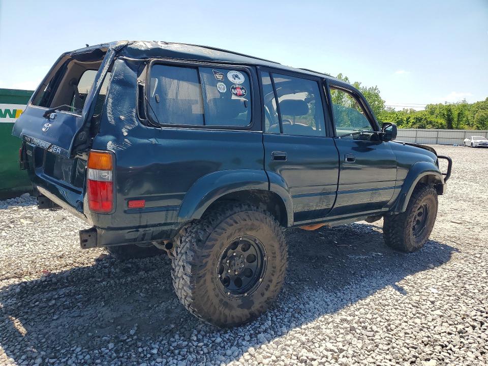 1997 Toyota Land cruiser VIN JT3HJ85J2V0178732 COPART salvage auction — ROLLOVER, Al - Cert Of Title-Salvage Title, sold $3,550 on 2026-07-07 (photo 3)