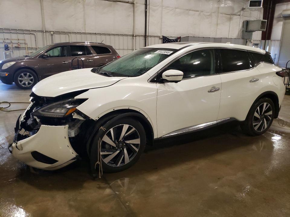 2024 Nissan Murano VIN 5N1AZ2CS0RC113263 COPART salvage auction — FRONT END, Mn - Cert Of Title-Salvage, sold $9,600 on 2026-07-20 (photo 1)