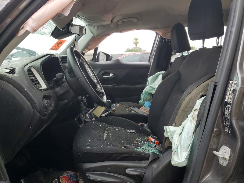 2018 Jeep Renegade VIN ZACCJABB9JPJ43617 COPART salvage auction — ALL OVER, TX - NONREPAIRABLE TITLE (P), sold $350 on 2026-08-19 (photo 7)