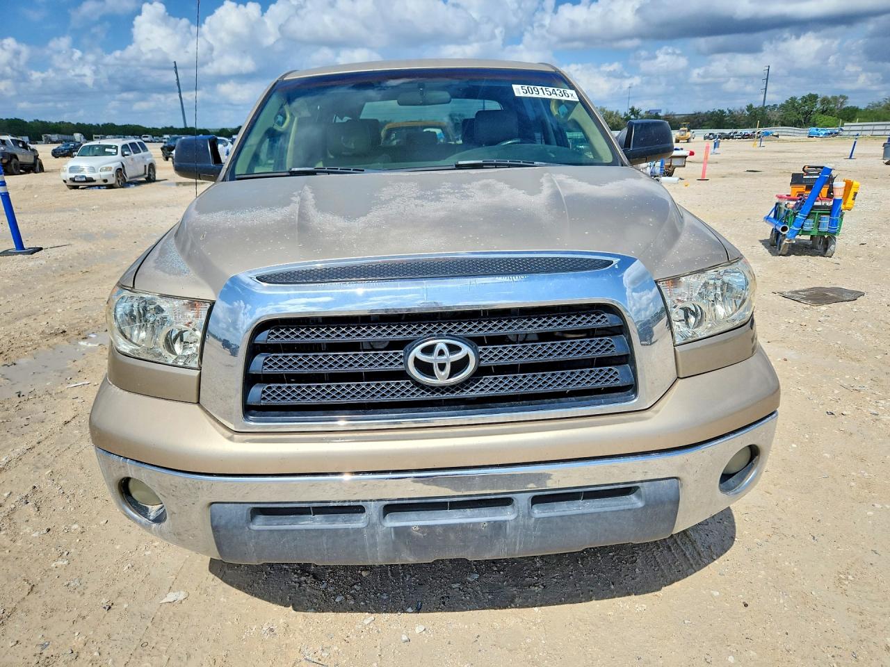2007 Toyota Tundra VIN 5TBEV541X7S464727 COPART salvage auction — Side, TX - SALVAGE VEHICLE TITLE, sold $4,450 on 2026-06-25 (photo 5)