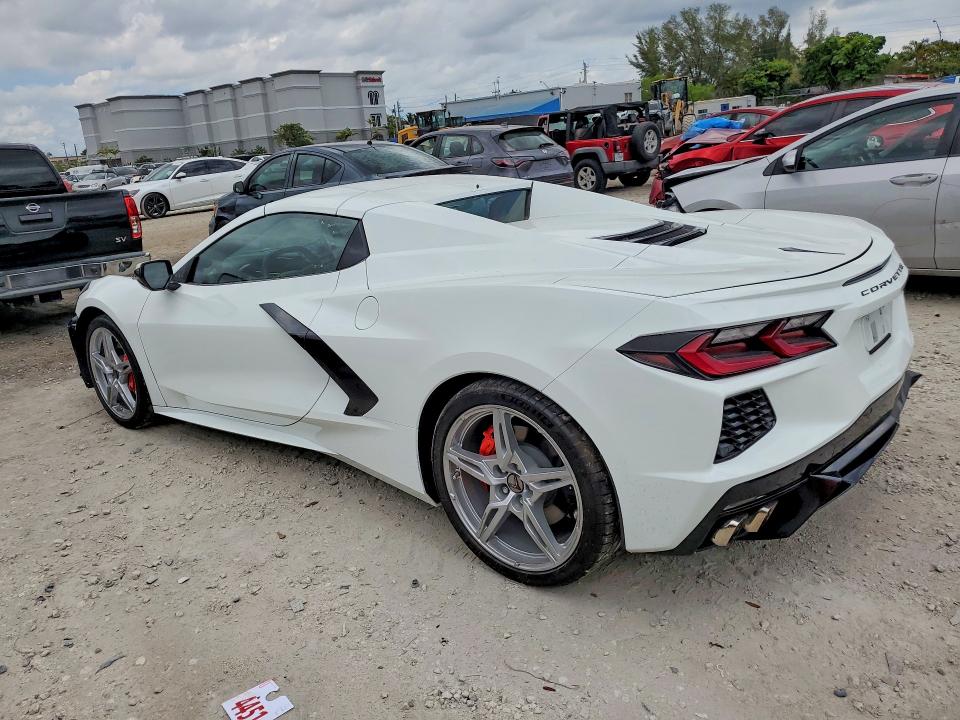 2021 Chevrolet Corvette VIN 1G1YA3D41M5119983 COPART salvage auction — FRONT END, FL - CERT OF TITLE SLVG REBUILDABLE, sold $34,750 on 2026-07-02 (photo 2)