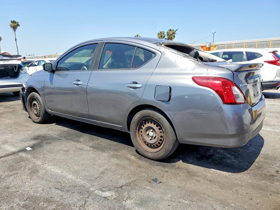 2018 Nissan Versa VIN 3N1CN7AP5JL800187 COPART salvage auction — FRONT END, Ca - Salvage Certificate, sold $375 on 2026-07-02 (photo 2)