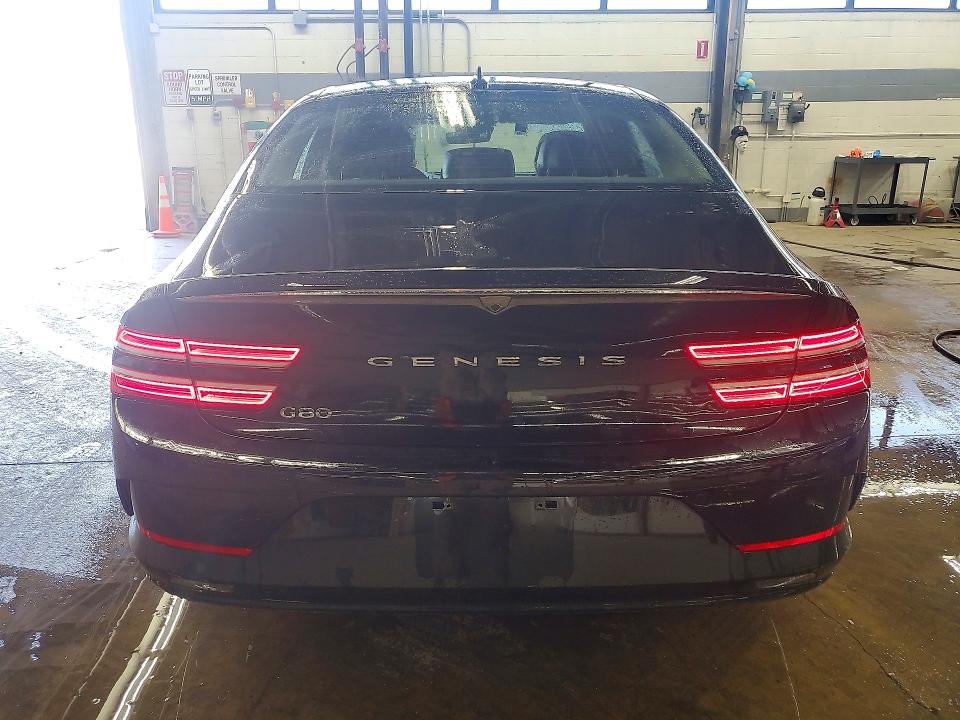 2023 Genesis G80 VIN KMTGE4S12PU006299 COPART salvage auction — FRONT END, Fl - Certificate Of Destruction, sold $13,300 on 2026-07-06 (photo 6)