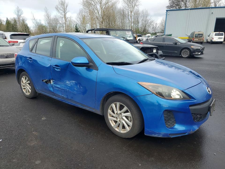 2012 Mazda 3 VIN JM1BL1L8XC1677160 COPART salvage auction — REAR END, OR - SALVAGE TITLE CERTIFICATE, sold $1,150 on 2026-07-06 (photo 4)