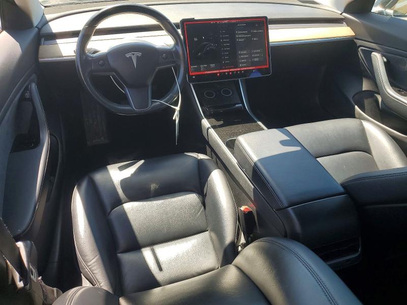 2018 Tesla Model 3 VIN 5YJ3E1EA7JF023476 COPART salvage auction — FRONT END, Salvage Title, sold $1,400 on 2026-07-28 (photo 8)