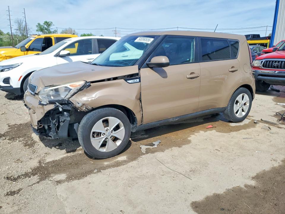 2016 Kia Soul VIN KNDJN2A26G7267811 COPART salvage auction — FRONT END, Ky - Certificate Of Title, sold $750 on 2026-07-22 (photo 1)