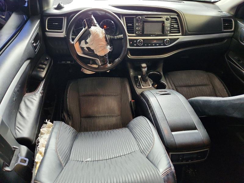 2014 Toyota Highlander VIN 5TDBKRFH8ES031585 COPART salvage auction — FRONT END, Wv - Certificate Of Title, sold $250 on 2026-07-07 (photo 8)