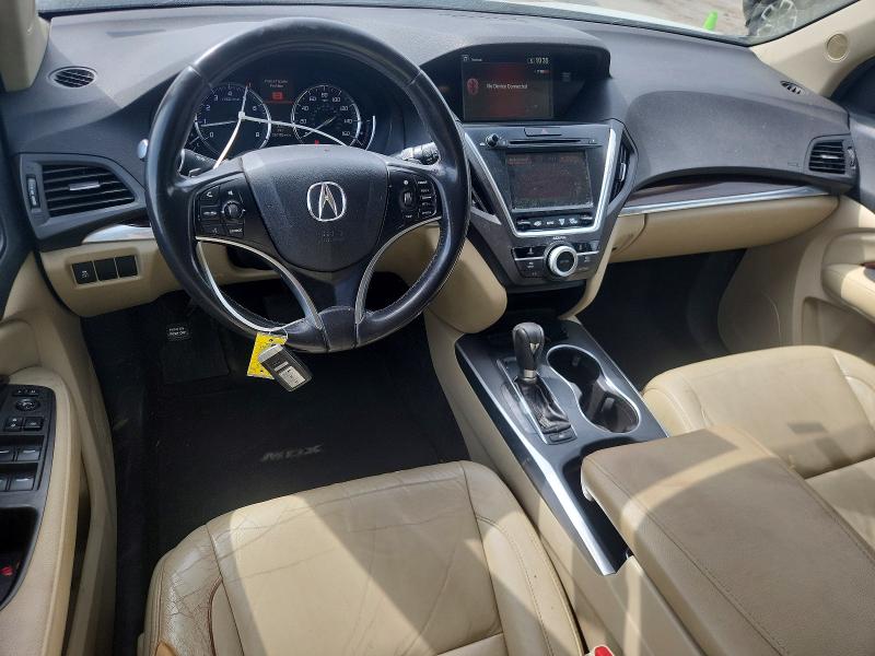 2014 Acura Mdx VIN 5FRYD3H23EB013296 COPART salvage auction — REAR END, Id - Salvage Certificate Of Title, sold $1,450 on 2026-07-10 (photo 8)