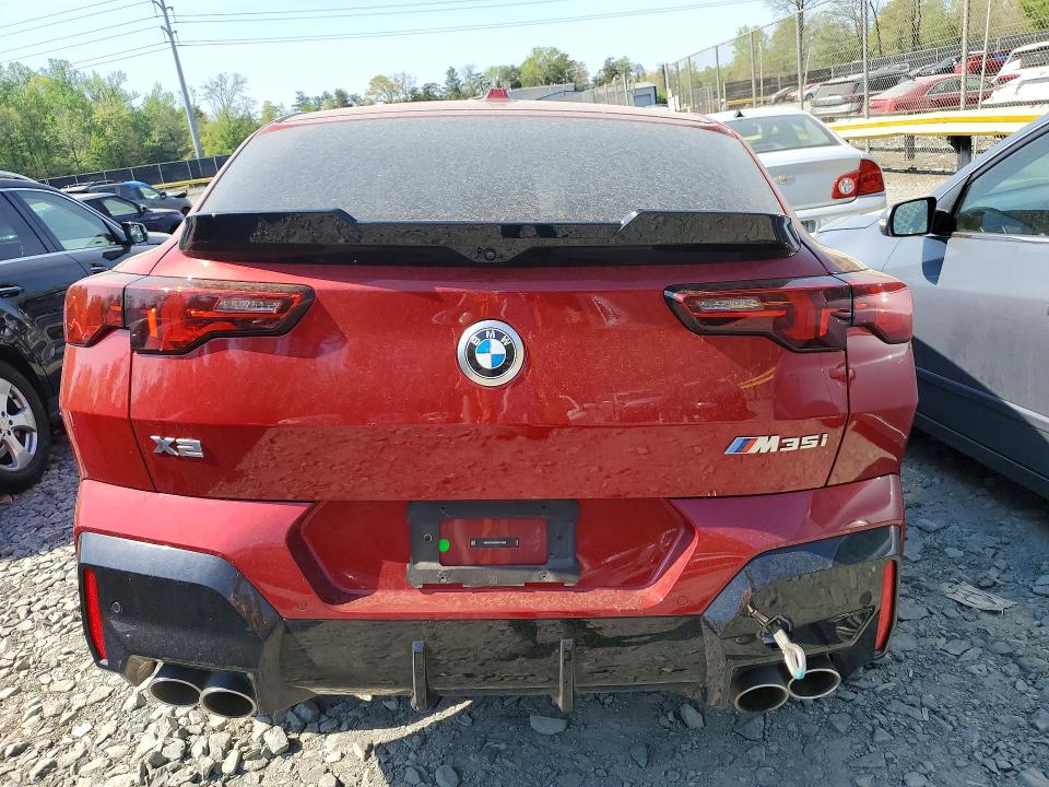 2024 BMW X2 VIN WBX83GM03R5Y61835 COPART salvage auction — FRONT END, Md - Cert Of Salvage > 75% Damage, sold $14,700 on 2026-07-28 (photo 6)