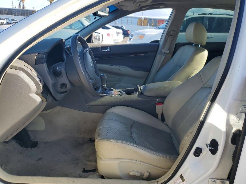 2012 Infiniti G VIN JN1CV6AP4CM932585 COPART salvage auction — VANDALISM, Salvage Title, sold $1,400 on 2026-07-14 (photo 7)