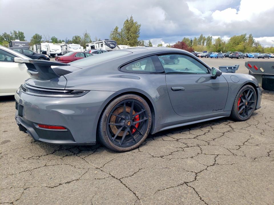 2025 Porsche 911 VIN WP0AB2A99SS226102 COPART salvage auction — FRONT END, Or - Salvage Title Certificate, sold $102,000 on 2026-07-23 (photo 3)