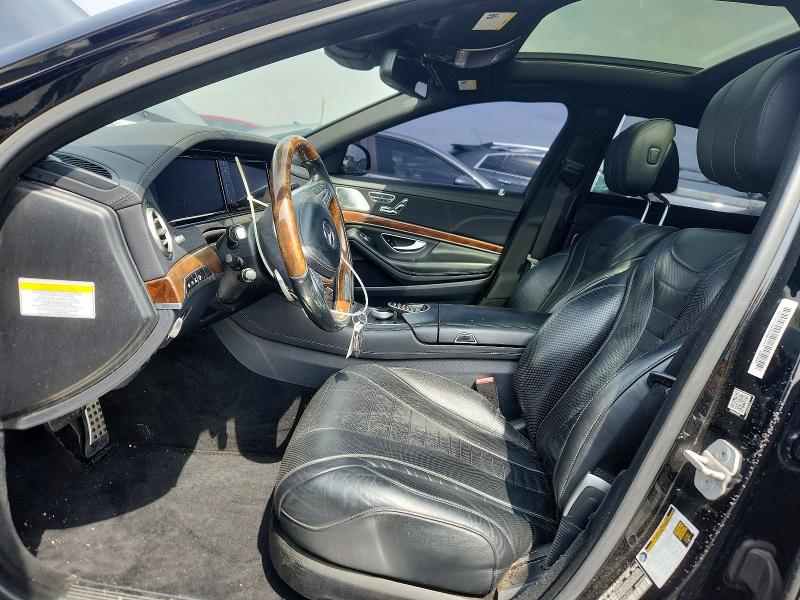 2014 Mercedes-benz S-klasse VIN WDDUG8CBXEA063087 COPART salvage auction — FRONT END, Tx - Certificate Of Title (P), sold $9,400 on 2026-07-29 (photo 7)