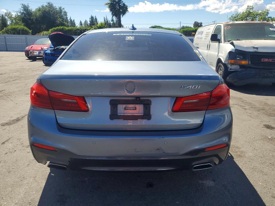 2020 BMW 5er VIN WBAJS1C01LWW66251 COPART salvage auction — FRONT END, Ca - Salvage Certificate, sold $14,800 on 2026-07-09 (photo 6)