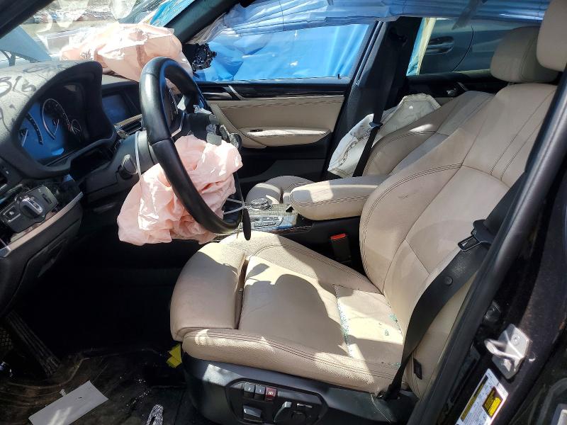 2017 BMW X3 VIN 5UXWX7C53H0U41332 COPART salvage auction — SIDE, CA - SALVAGE CERTIFICATE, sold $2,800 on 2026-07-14 (photo 7)