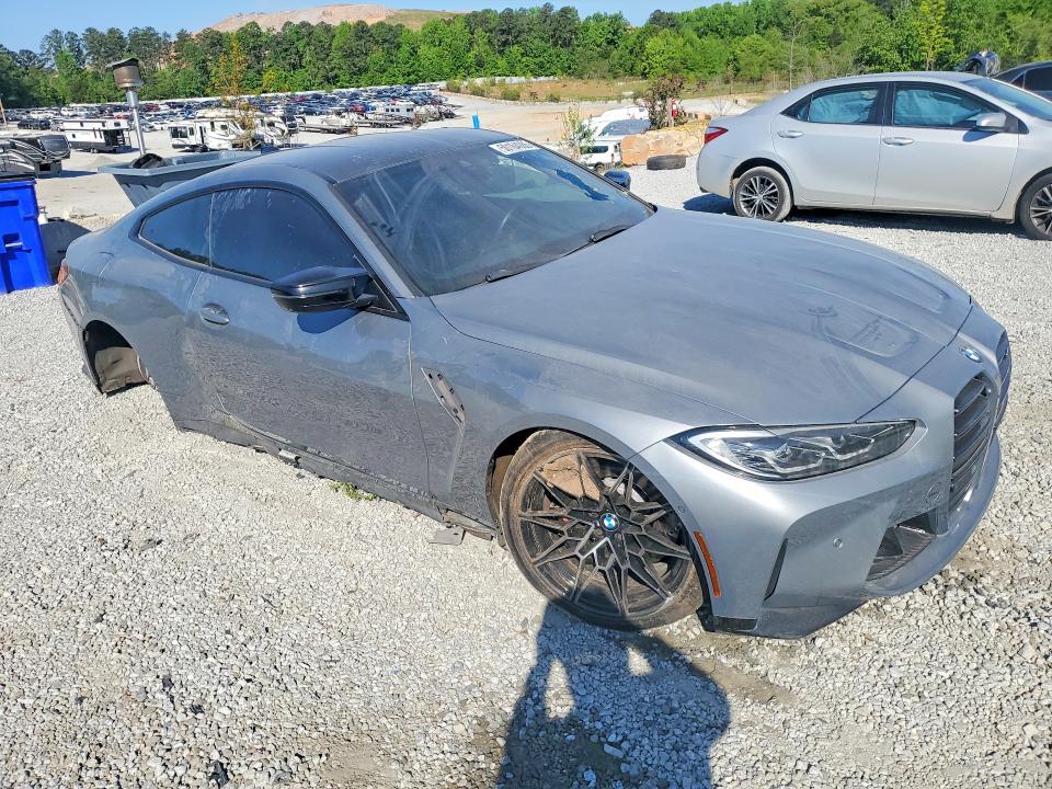 2022 BMW M4 VIN WBS33AZ08NCH76858 COPART salvage auction — REAR END, Ga - Cert Of Title-Salvage, sold $28,250 on 2026-07-20 (photo 4)