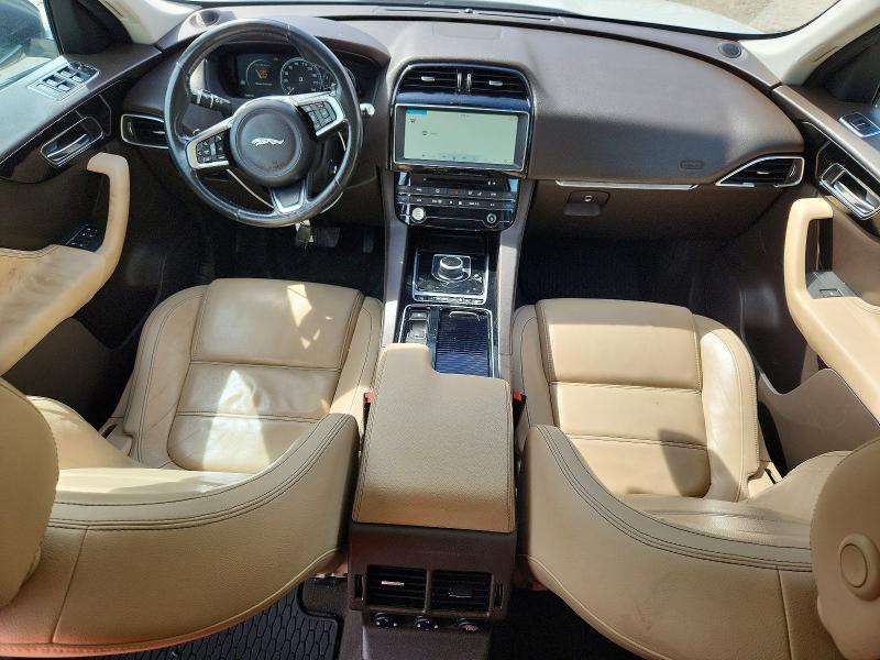 2018 Jaguar F-pace VIN SADCK2FX7JA267207 COPART salvage auction — FRONT END, VA - CERTIFICATE OF TITLE, sold $2,950 on 2026-07-14 (photo 8)