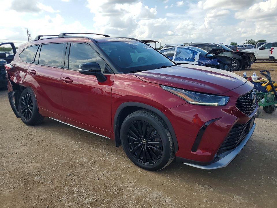 2023 Toyota Highlander VIN 5TDKDRAH2PS515238 COPART salvage auction — REAR END, Tx - Salvage Vehicle Title, sold $19,700 on 2026-07-16 (photo 4)