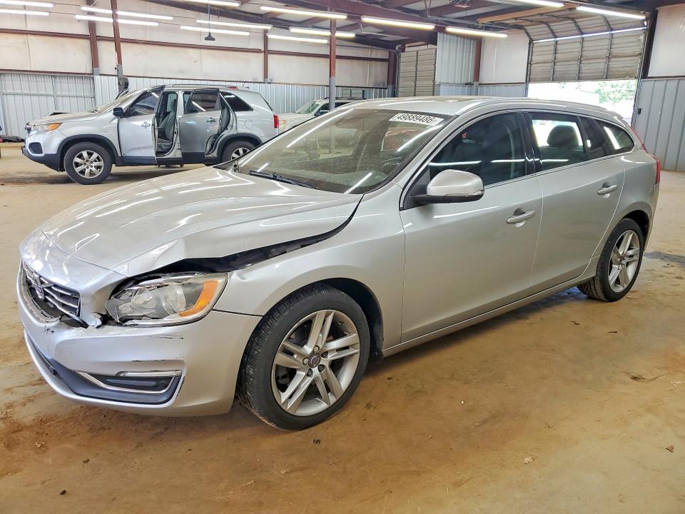 2015 Volvo V60 VIN YV140MEK1F1255062 COPART salvage auction — FRONT END, Nc - Salvage Certificate Of Title, sold $175 on 2026-07-29 (photo 1)