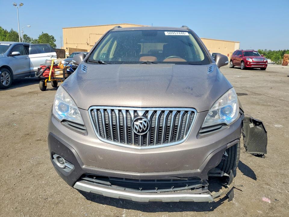 2015 Buick Encore VIN KL4CJCSB0FB043951 COPART salvage auction — FRONT END, Sc - Cert Of Title-Salvage, sold $475 on 2026-07-10 (photo 5)