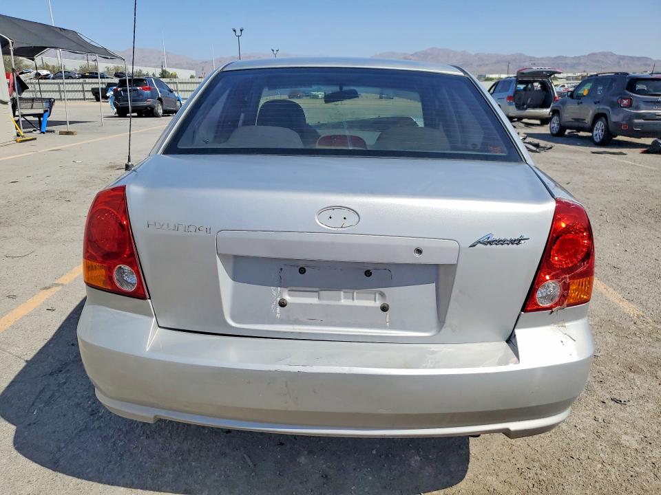 2005 Hyundai Accent VIN KMHCG45CX5U625326 COPART salvage auction — FRONT END, UT - SALVAGE CERTIFICATE, sold $125 on 2026-07-14 (photo 6)
