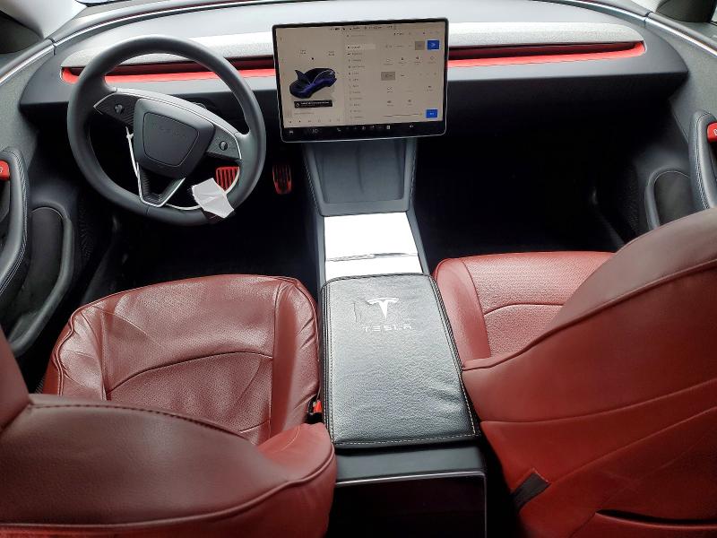 2024 Tesla Model 3 VIN 5YJ3E1EAXRF783610 COPART salvage auction — FRONT END, Salvage Title, sold $9,100 on 2026-07-20 (photo 8)