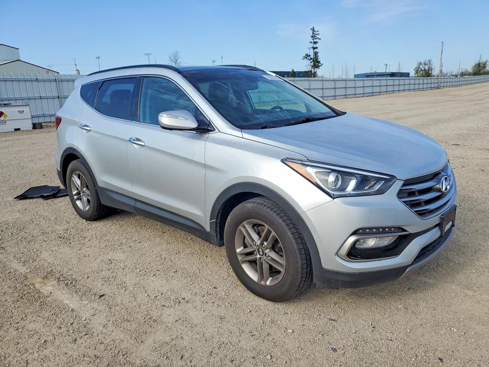 2017 Hyundai Santa fe VIN 5XYZUDLB2HG486512 COPART salvage auction — HAIL, Ia - Cert Of Title-Salvage Title, sold $4,400 on 2026-07-15 (photo 4)