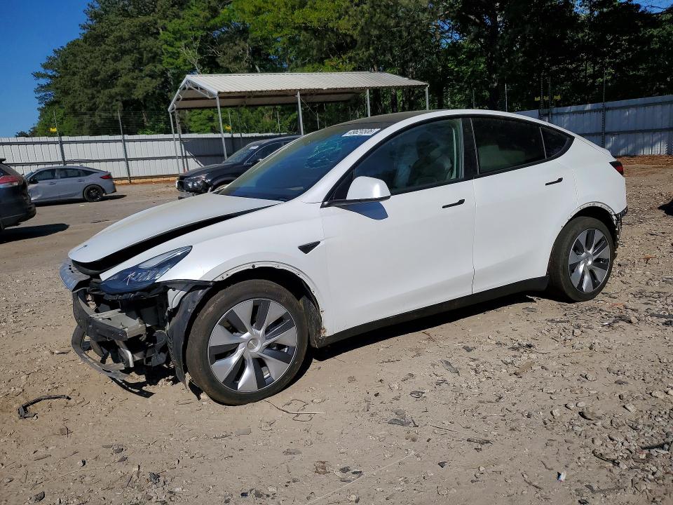 2023 Tesla Model y VIN 7SAYGDEE2PA078818 COPART salvage auction — FRONT END, Nc - Salvage Certificate Of Title, sold $9,800 on 2026-07-17 (photo 1)