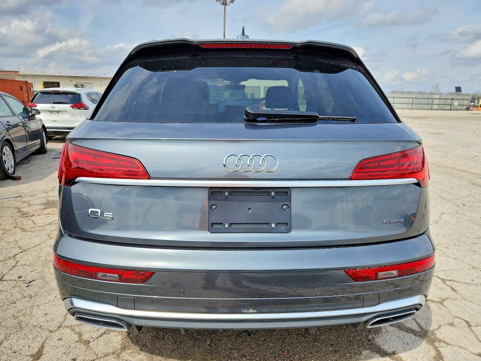 2023 Audi Q5 VIN WA1EAAFY8P2055732 COPART salvage auction — Burn Engine, Fl - Cert Of Title Slvg Rebuildable, sold $9,300 on 2026-07-24 (photo 6)